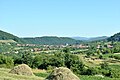 A view of the Bigăr village from a hill