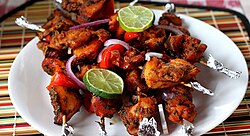 Chicken tikka, Assam