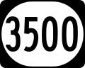 Kentucky Route 3500 marker