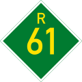 Provincial route R61 shield