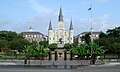 St. Louis Cathedral, with Jackson Square in the foreground New Orleans