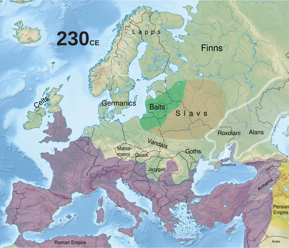 File:230 CE, Europe.svg