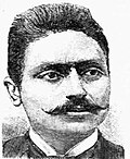 Pantelis Karasevdas, President of the club, a gold medalist at the 1896 Summer Olympics
