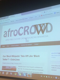 AfroCROWDAfroCROWD Kickoff February 7 and 8, 2015@ Brooklyn Public Library