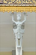 A decorative column figurine (Kinnara)