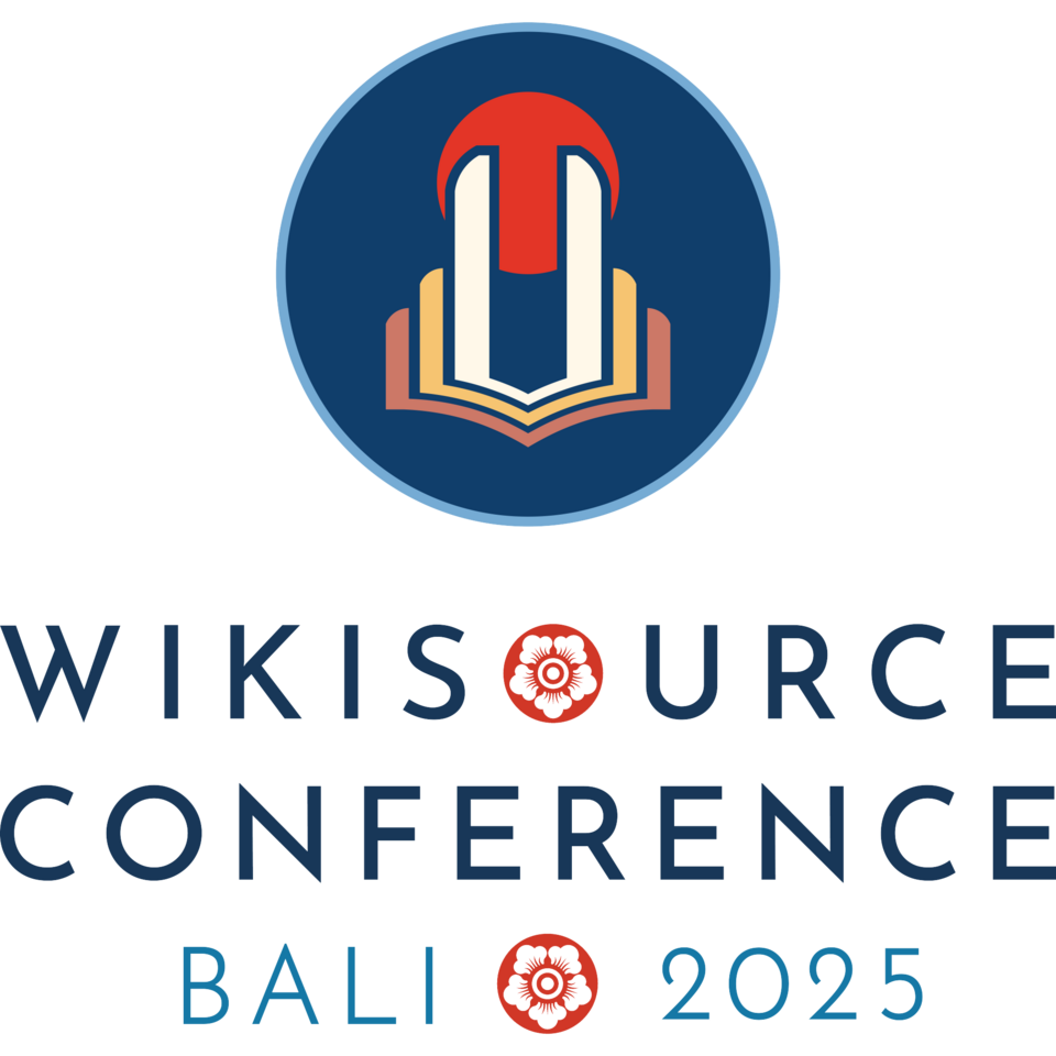 File:Logo (2) Wikisource Conference 2025.png