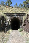 The eastern portal of Swan View Tunnel in January 2006