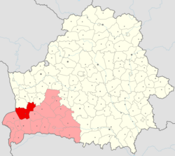 Location of Pruzhany district