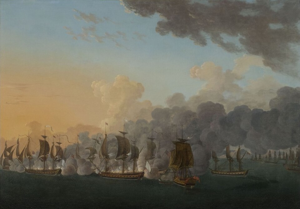File:Combat naval de Louisbourg 1781.jpg