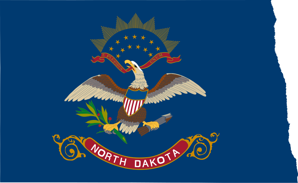 File:Flag-map of North Dakota.svg