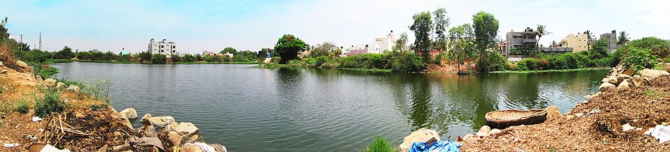 File:Panoramic view of Varanasi Lake.jpg
