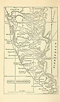 Map of Travancore in 1871