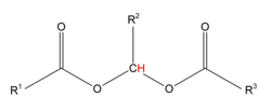 General structure of an acylal