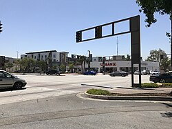 Baldwin Park City Hall, Metro Village, Metrolink station complex
