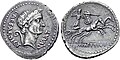 Image 42Roman denarius of Julius Caesar, 44 BC (from History of money)