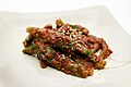 Kkwari-gochu-jangajji (pickled shishito peppers)