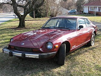 1978 Datsun 280Z 2+2 in color code 611 wine red metallic