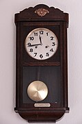 Pendulum box clock c. mid 1920s