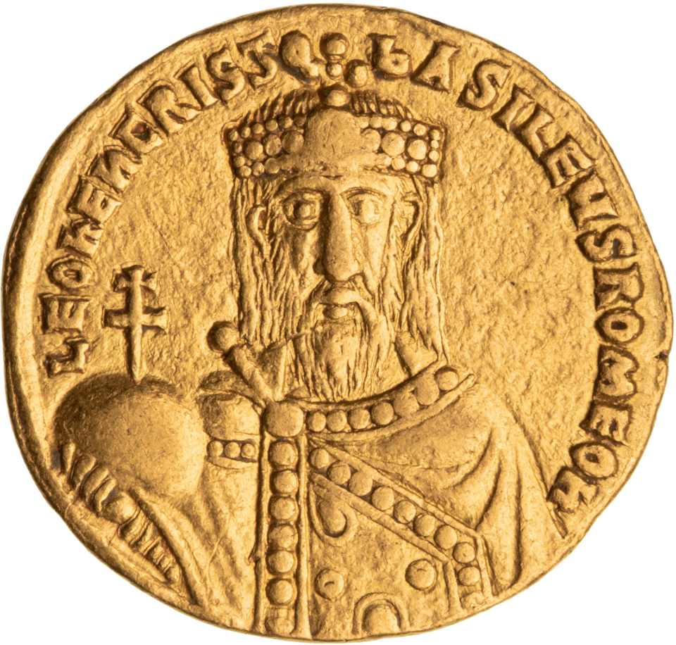 File:Gold Solidus of Leo VI.png