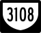 Highway 3108 marker