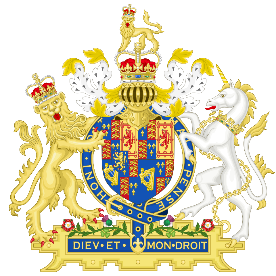 File:Coat of arms of England (1689–1694).svg