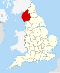 Image 58Cumbria within England (from History of Cumbria)