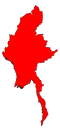 Outline svg map of Myanmar
