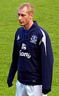 Everton defender Tony Hibbert appeared in 329 matches over 16 seasons.