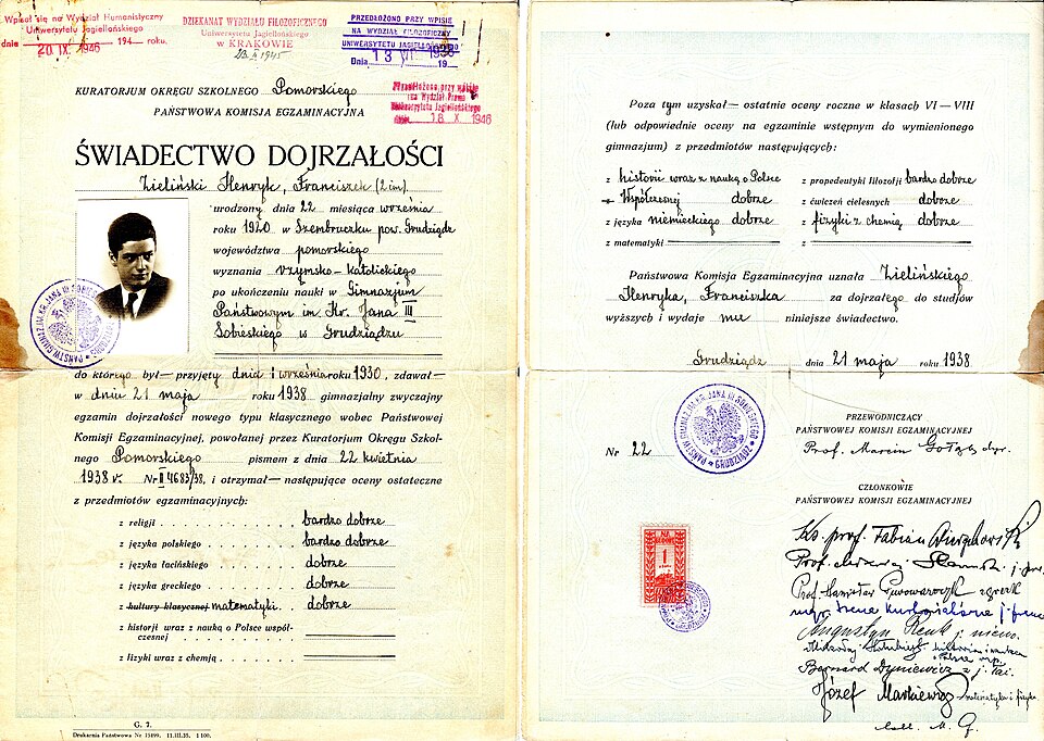 File:HenrykZieliński-swiadectwo dojrzalosci-1938.jpg