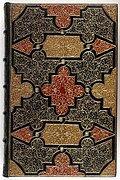 Cover of Homilies and sermons of John Chrysostom by royal bookbinder Antoine-Michel Padeloup. France, first half of the 18th century