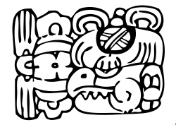 The name glyph of K'inich Yat Ahk II