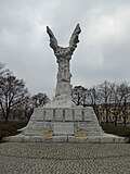 The back of the monument