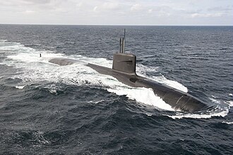 Triomphant-class nuclear ballistic missile submarine