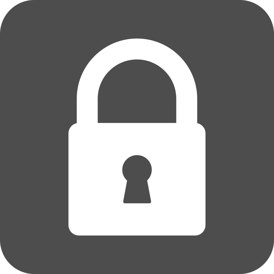 File:Antu emblem-locked.svg