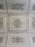 Neoclassical ornamentation on the ceiling