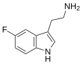 File:5-Fluorotryptamine structure.svg