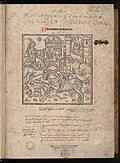 Page from Brevarium Sarum, donated to the library by Clement Litill.