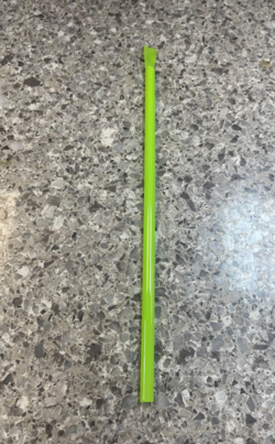 A 7-Eleven Slurpee spoon straw