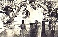 Casely-Hayford demonstrates puppets, 1968