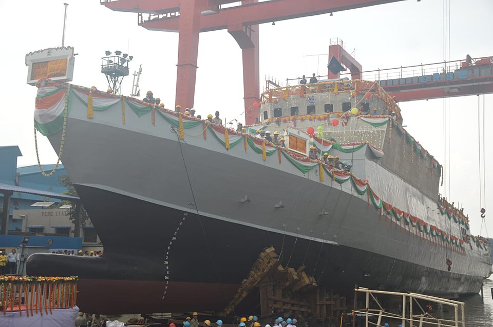 File:INS Androth Launch.jpg