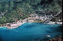 Pago Pago Harbor is the world's largest natural deep harbor.