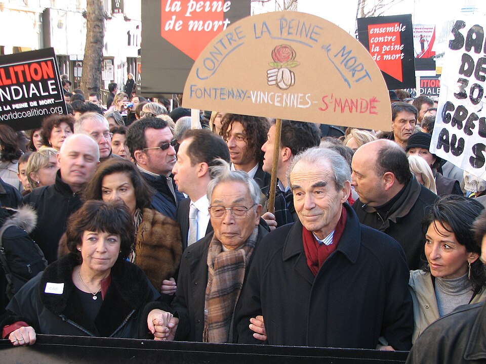 File:Robert Badinter on demo.jpg