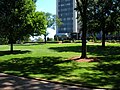 A view of the campus of Stevens Institute of Technology.