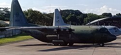 A pair of Lockheed C-130 Hercules at Villamor Air Base