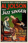 Image 31The Jazz Singer (1927), was the first full-length film with synchronized sound. (from History of film technology)
