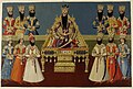 Fath-Ali Shah Qajar on the Sun Throne, by Abdallah Khan, 1816–20