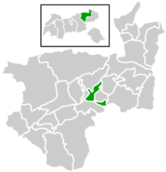 Location within Kufstein district