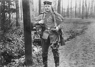German peakless forage cap of WWI, based on the type worn by sailors.
