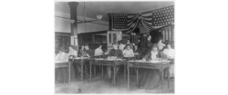 Classroom Scene Business High School Washington D.C.