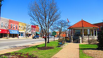 Dundee Historic District along M-50